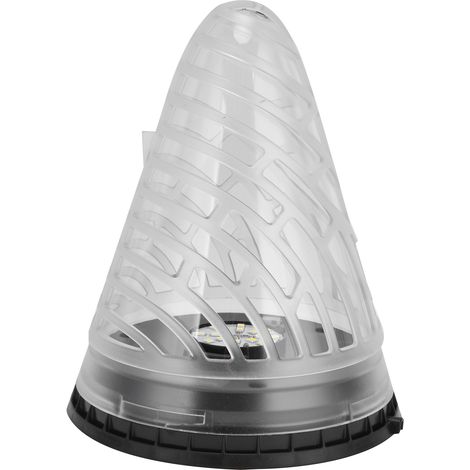 Lampe solaire LED étanche à encastrer au sol pour jardin extérieur, lumière chaude et blanche. (1/5)