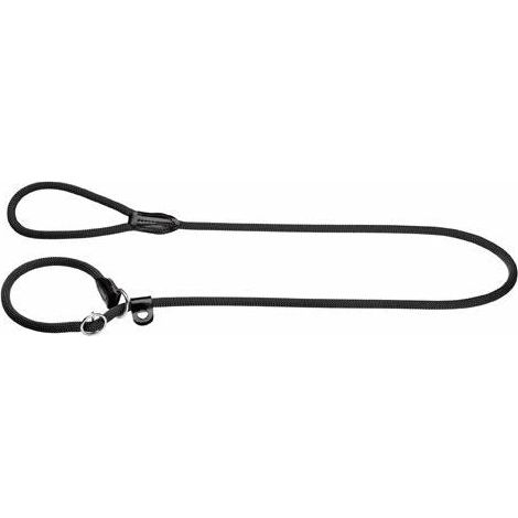 Hunter Hundeleine Freestyle mit Halsung 1,7 m x 1 cm schwarz Hundeleinen