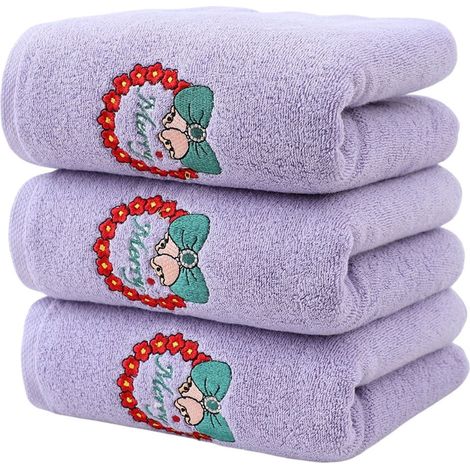 Serviette De Bain - Serviette De Cuisine - Coton Pur - 75 X 35 Cm - Thème De Noël - Pour Décoration Intérieure - Lot De 3 (1/5)