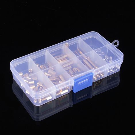 120 Pièces Écrous et Vis M3 Laiton pour PCB, Entretoises et Rondelles Assorties (1/5)