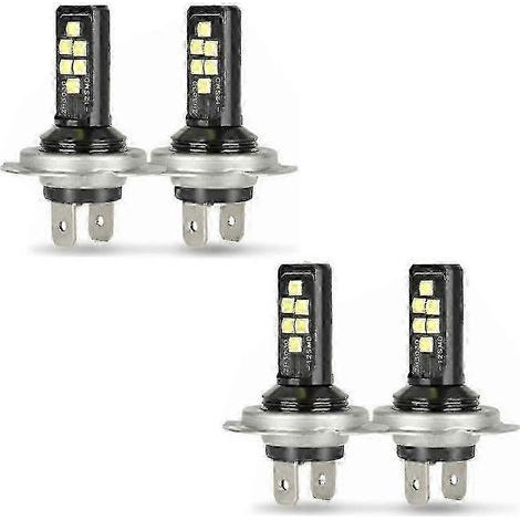 4 ampoules LED H7 pour phares (feux de croisement), 60 000 lm, 6 000 K, 220 W, blanc froid (1/5)