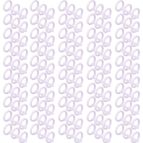 50 spirales de reliure en PP violet, 16 mm, 3 anneaux, multifonctionnelles pour rapports et documents (1/5)
