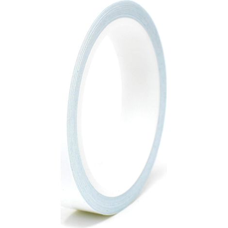 Bandes adhesives décoratives pour auto voiture moto bateau modélisme nombreux coloris longueur 10m ruban adhésif (Blanc brillant, 10cm) (1/3)