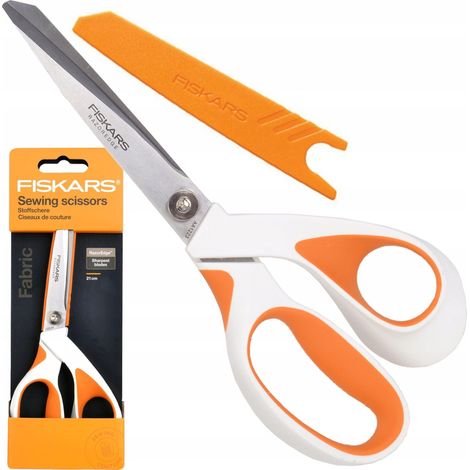 Fiskars RazorEdge Schneidescheren 21 cm orange weiß (1/3)