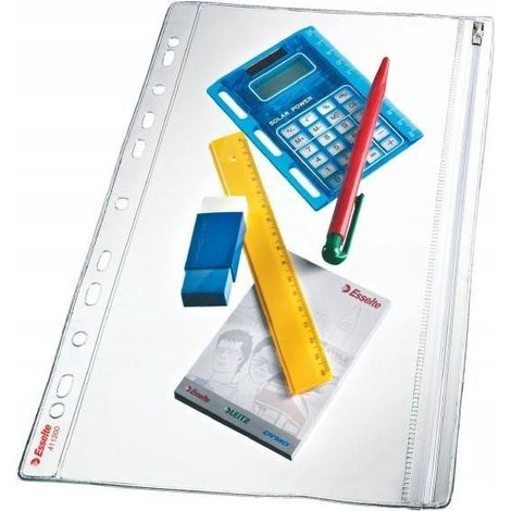 Esselte A4 Reißverschlusstaschen-Set, 5-teilig 411200