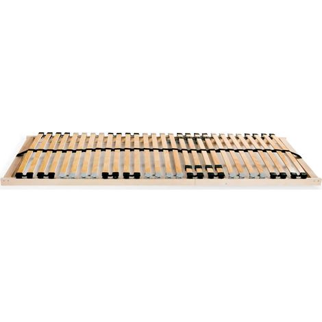 Maison Exclusive - Sommier à lattes sans matelas avec 28 lattes 7 zones 70x200 cm (1/5)