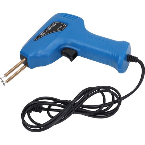 Torche de soudage plastique avec agrafeuse, robuste et pratique, kit de réparation de pare-chocs, pistolet de soudage plastique, prise UE 200-240 V, bleu (1/5)