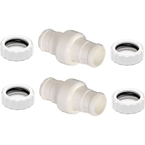Ahlsen 9-100-3002 Drehschlauch und 9-100-3109 Schlauchmutter für Poolreiniger für Polaris für 360 (1 D20 Drehschlauch + 2 D15 Muttern)