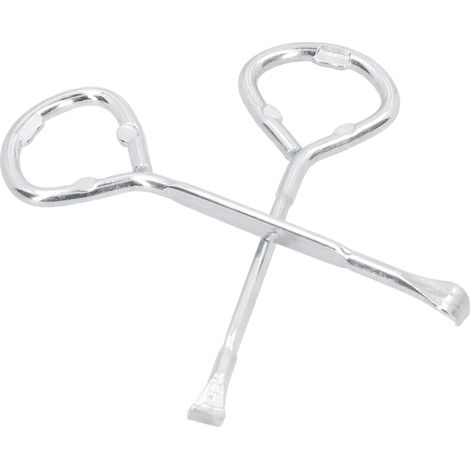 Ouvre-boîte de Peinture 2 pièces, Outil d'ouverture de Bouteille Portable en Acier allié pour Seau de Vernis de 5L (1/5)