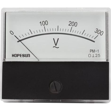 Voltm,tre Analogique De Tableau 300v Ca / 70 X 60mm (1/4)