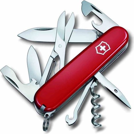 Couteau Grimpeur Rouge 14 Fonctions, Compact Et Robuste - Victorinox (1/5)