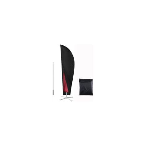 Funda para sombrilla voladiza, impermeable, resistente al viento y a los rayos UV, fabricada en tela Oxford 420D resistente. Funda protectora para sombrilla con mástil telescópico de 265 cm (40 x 70 x