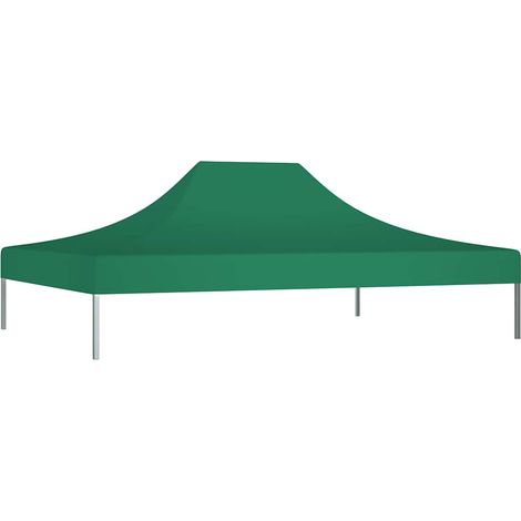 Toit de tente de réception - Toit de tonnelle - Accessoire Tonnelle 4x3 m Vert 270 g/m² fr11367 - Maison La Vie (1/5)