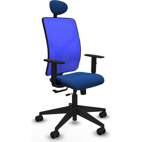 Bürostuhl piqueras y crespo Motilla blau Mesh Leder (1/2)
