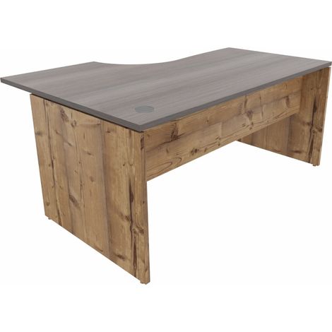 Bureau compact individuel pieds panneaux Serenity (1/5)