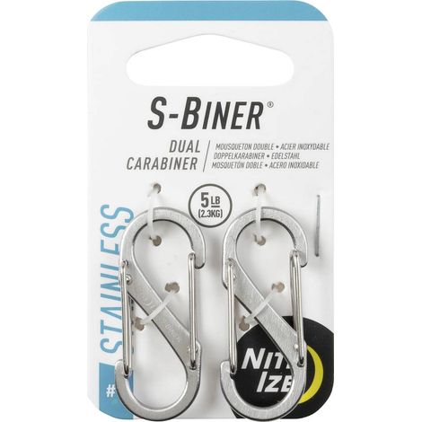 NITE Ize NI-SB1-2PK-11 Mousqueton 39.6 mm x 14.2 mm 2 pc(s) (1/4)