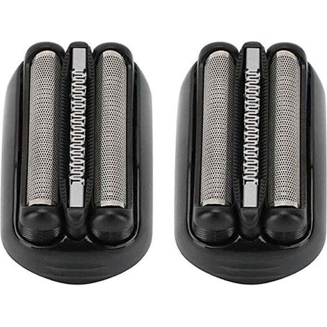 2 Ersatzscherköpfe, kompatibel mit Elektrorasierern der Serie 3, Modelle 301S, 310S, 320S, 330S, 340S, 360S