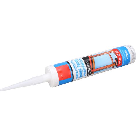 Mastic silicone, imperméable, résistant aux chocs, adhésif décoratif transparent pour verre, 270 ml (1/5)