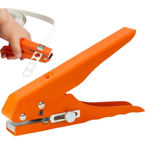 Perforatrice a foro singolo, perforatrice regolabile con copertura per vite da 8 mm, utensili manuali per la lavorazione del legno con copertura protettiva per vite per PVC, pelle, carta artigianale,