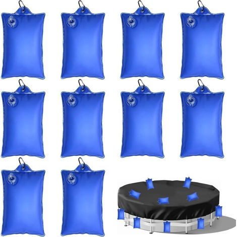 10 Sacs De Lestage,Crochet,PVC épaiss,Résistant Gel,Hiver Piscine Enterrée (1/4)