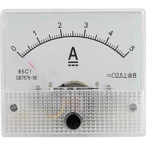 Voltmètre et ampèremètre analogiques DC 85C1