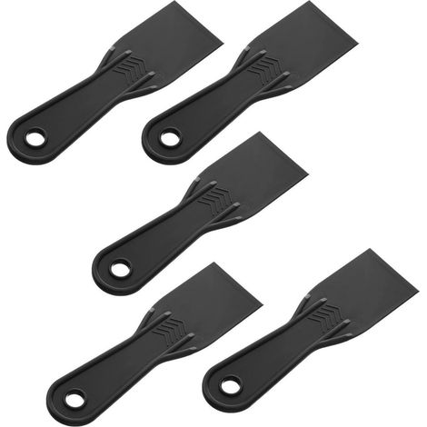 5er Set Kunststoffspachtel, 17,7cm, für Wand, Kleber, Tapete