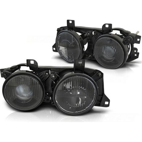 Scheinwerfer BMW E32/E34 SCHWARZ