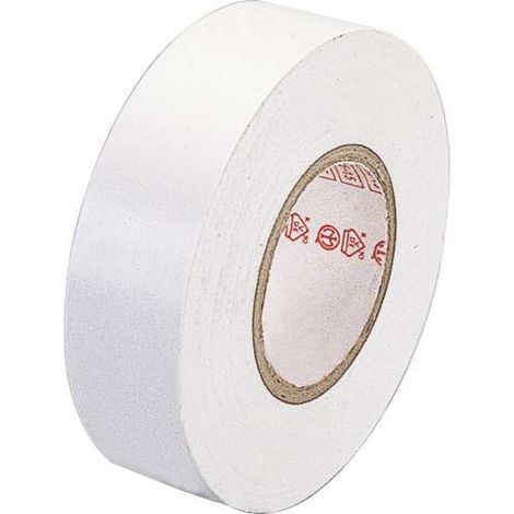 Nastro isolante da 25 metri bianco. 0,13 x 15 mm