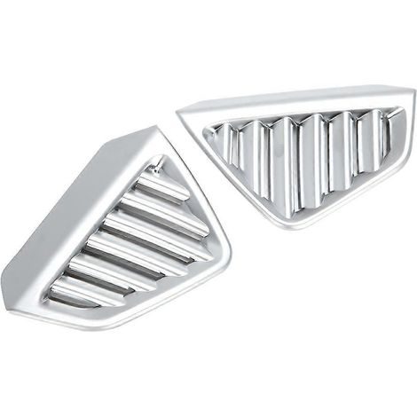 2Pcs Sorties d'Air Latérales Chrome pour Tableau de Bord, Compatible Mercedes-Benz GLE GLS Classe W167 X167 2020 - Habillage de Ventilation Latérale, Pièce de Rechange Extérieure. (1/4)
