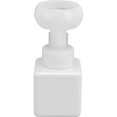 Flacon pompe mousse 250ml rechargeable portable distributeur de savon liquide forme fleur blanche réutilisable