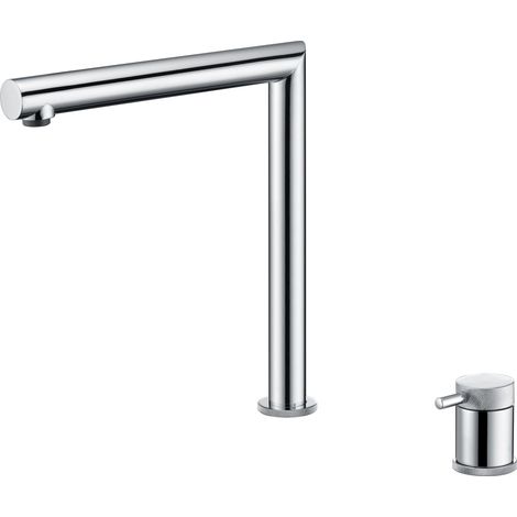 Grifo monomando de cocina con caño plegable en altura acabado cromado Itaca de Imex (1/5)