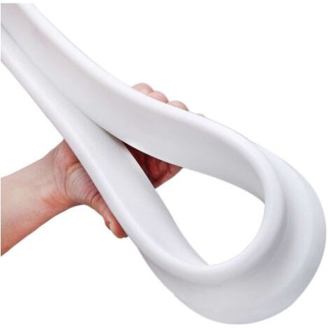 1M Barrière de douche pliable et système de rétention pour barrage d'eau et maintient l'eau à l'intérieur du seuil (1/4)