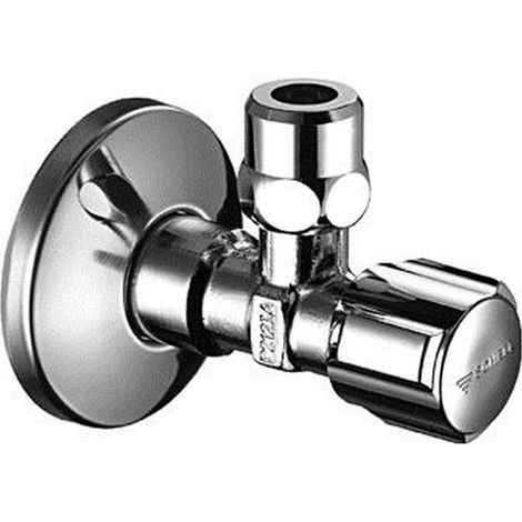 Schell – Robinet équerre d'arrêt 1/2" auto-étanche DVGW – Laiton conforme TrinkwV – Raccord DN 15 G 1/2 mâle avec ASAG easy – Sortie Ø 10 mm