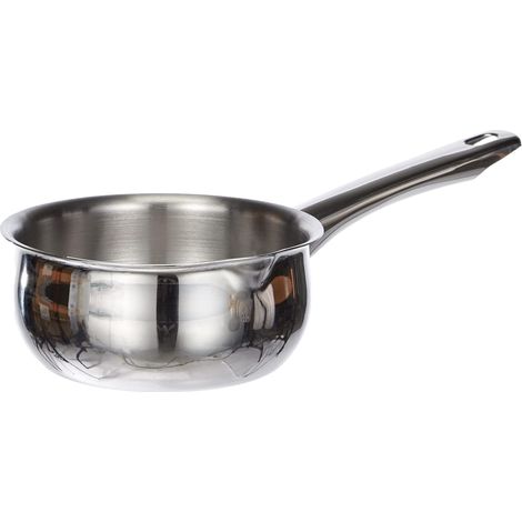 Gewölbte Saucenschüssel – 1-teilig – 18 % Edelstahl – Induktions- und spülmaschinengeeignet – Für den täglichen Gebrauch – 14 cm, Silber (1/5)