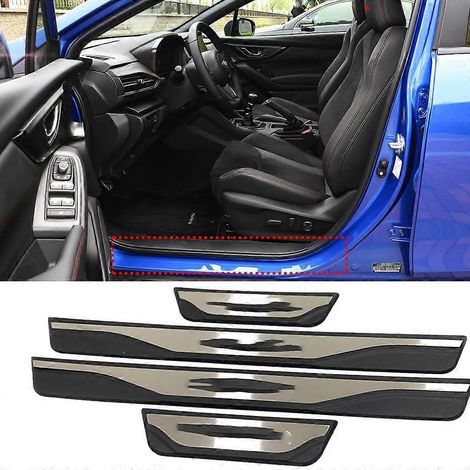 Accessoires automobiles Plaque de seuil de porte pour Subaru Impreza 2018-20245 Protection de seuil de porte ( ) (1/5)