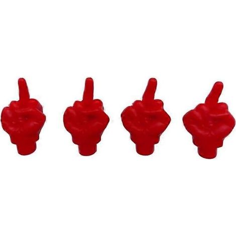 Bouchons de pneus amusants et attrayants, embouts de valves de roue noctiluques et attrayants (1/5)