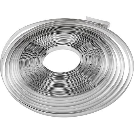 304 Stainless Steel Strapping Band, 12mm Wide, 0.5mm Thick, 30m Length, for Packaging and Securing (1/5)