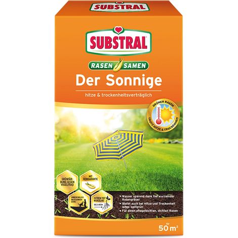 Substral Rasensamen Der Sonnige 1,125 kg besonders hochwertiger Rasensamen (1/8)