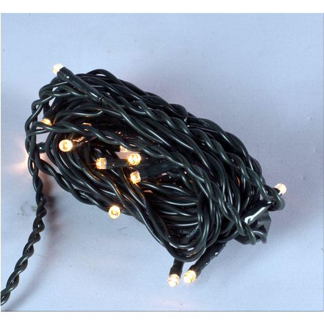 SERIE 20 LED 5 MM BIANCO CALDO 20/150CM 220V PER PRESEPE
