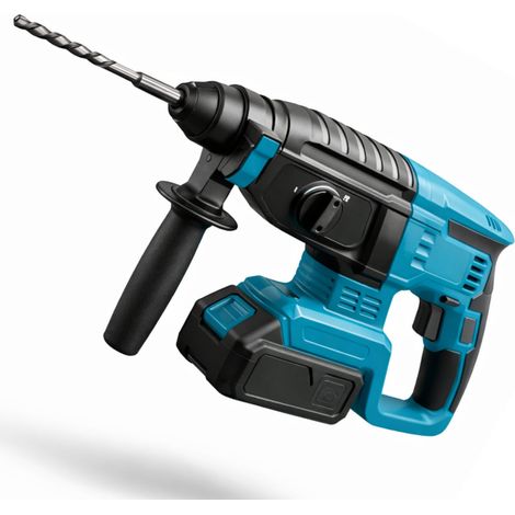 Martello Demolitore Perforatore 18V 3 in 1 con Valigetta e Accessori