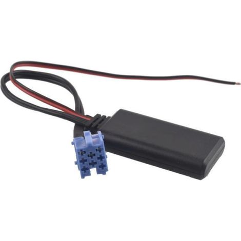 Câble Bluetooth - Adaptateur AUX Sans Fil - Pour Autoradio VW - Compatible Blaupunkt 8 Broches ISO - Version Bluetooth 4.1 - 1 Pièce (1/2)