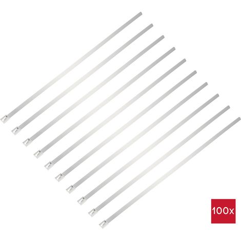 TRU COMPONENTS TC-12656536  Stahlkabelbinder 360 mm 7.9 mm AISI 304  100 St.