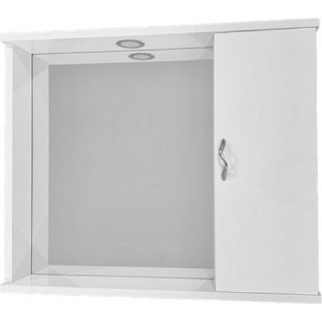 SPECCHIO MOD. ASIA 1 ANTA LISCIA Bianco LxHxP 72x60,5X16