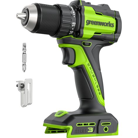 Perceuse Visseuse 45Nm Perceuse Visseuse/Visseuse Devisseuse, lumière de travail LED, embrayage 18 + 1 sans batterie USB-C et chargeur (1/5)