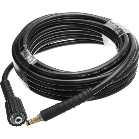 Tuyau de nettoyage haute pression10M – Compatible Karcher K2 K3 K4 K5 K7 – Raccords M22 professionnel et rapide – Flexibilité accrue-DELKEVIC