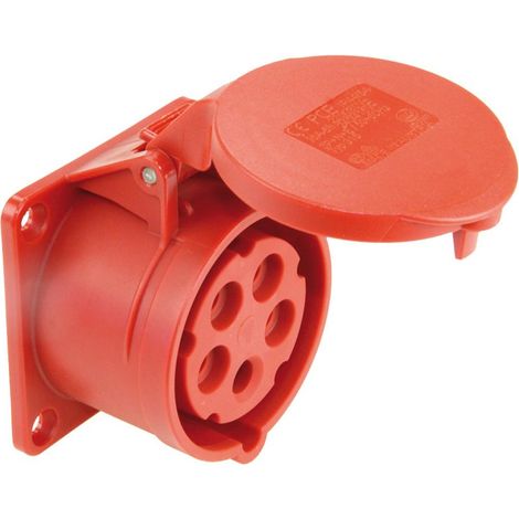 Presa dritta 32A 3P+T+N 400V IP44 Pce