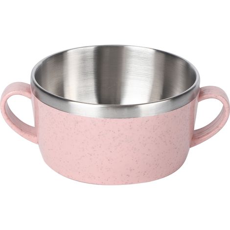 Bol à salade portable en acier inoxydable 304 pour bébé et enfant (1/5)