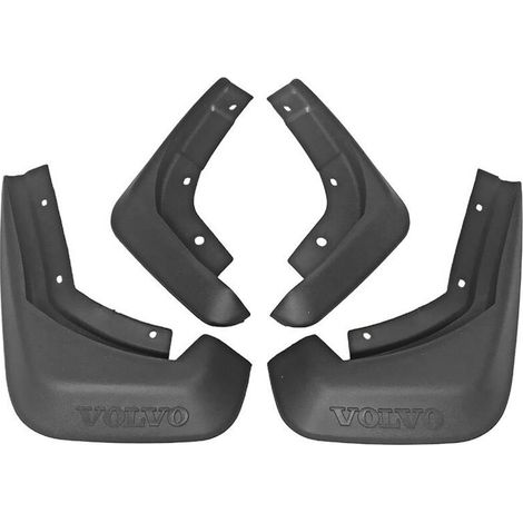 Convient aux modèles Volvo S60 de 2010 à 2019, garde-boue souples, garde-boue souples noirs, résistants aux éclaboussures et à la saleté.