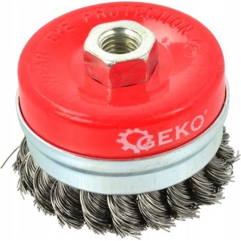 Geko Brosse en Acier Diamètre 75 mm pour Rénovation