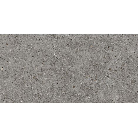 Carrelage effet Pierre Calcaire Gris Fumé 60x30x0,9 cm Mat Domella - Sol et mur intérieur (vendu par carton de 1,26 m²) - RO'MA CARRELAGE